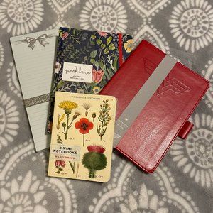 6 notebook bundle! Wonder Woman, 3 Mini Wildflower, Park Lane & magnetic pad NWT